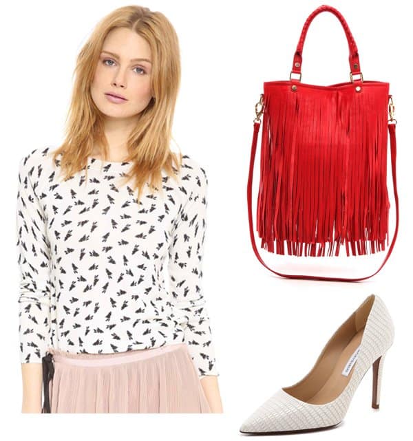 Lily Collins inspired outfit