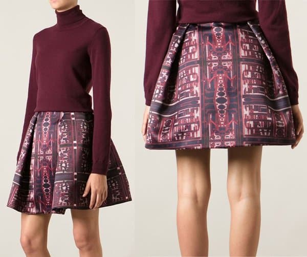 Mary Katrantzou Calculon Printed Full Skirt