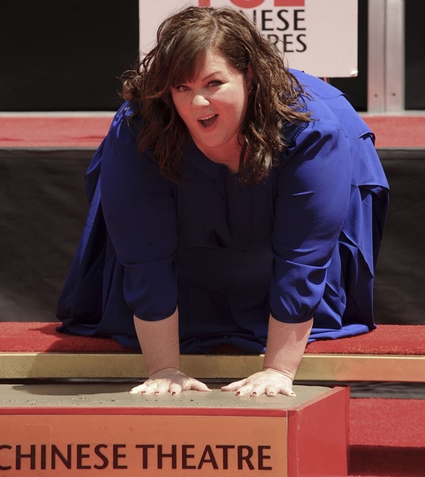 Melissa McCarthy's hand and footprint ceremony at the TCL Chinese Theatre