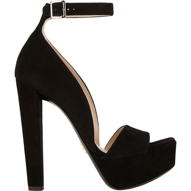 Prada Ankle-Strap Platform Sandals