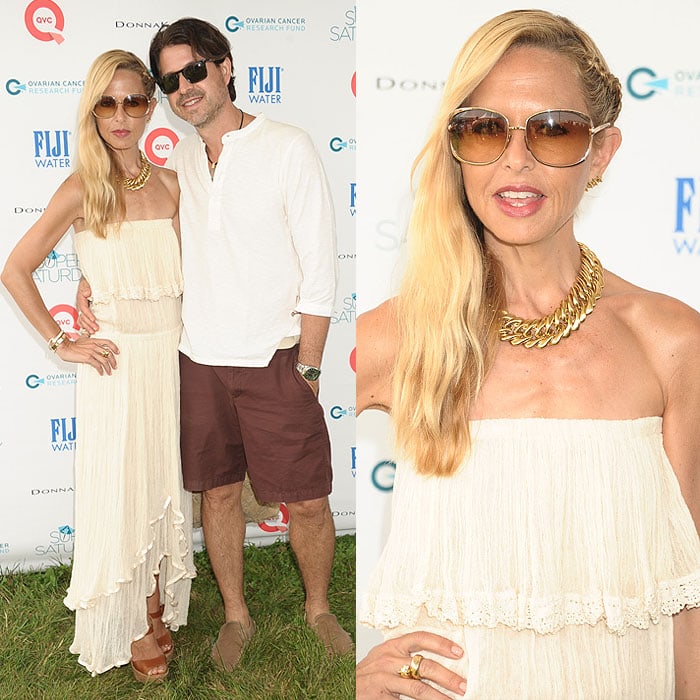 Rachel Zoe posing with husband Rodger Berman