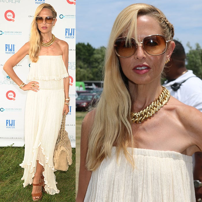 Rachel Zoe at the Ovarian Cancer Research Fund's 17th Annual Super Saturday hosted by Kelly Ripa and Donna Karan held in Water Mill, New York, on July 26, 2014