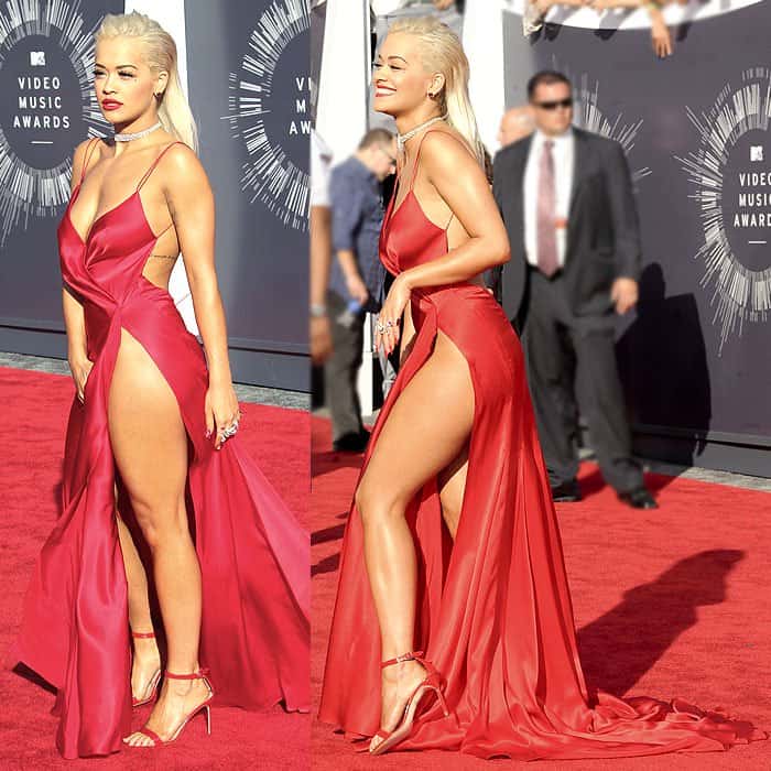 Rita Ora's sexy thighs at the 2014 MTV Video Music Awards