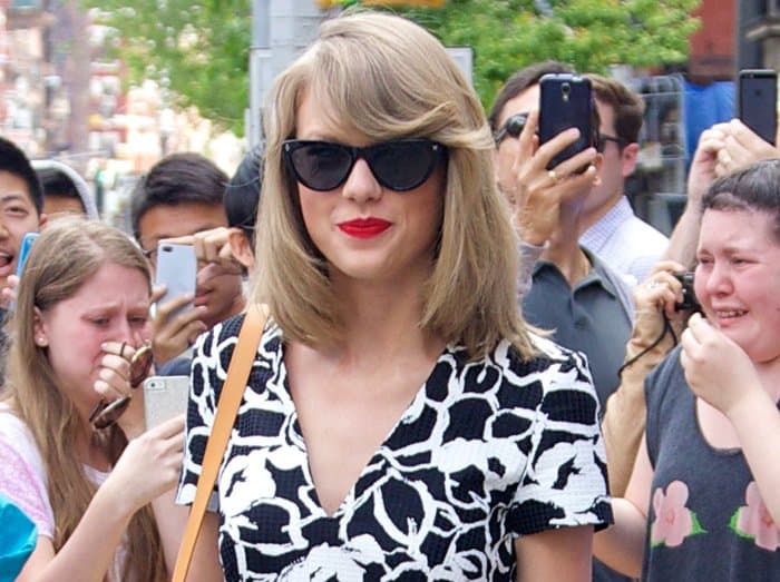 Taylor Swift spotted on Bowery in New York City