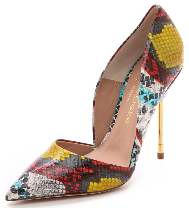 Kurt Geiger Bond Snake Pumps