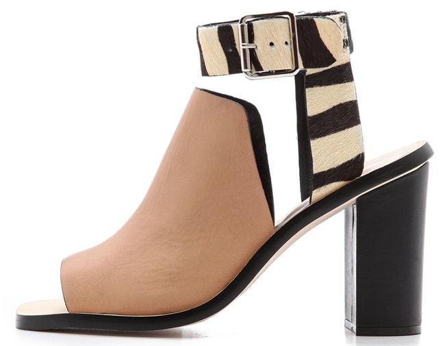 loeffler randall maisy nude zebra print