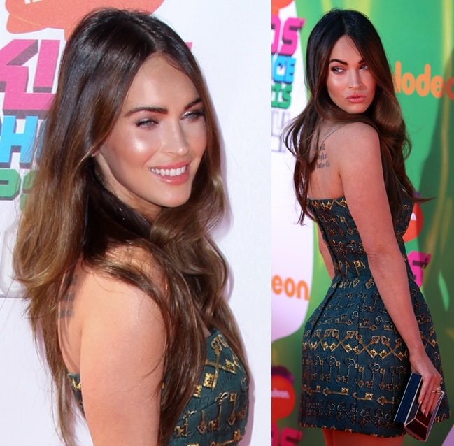 Megan Fox at the 2014 Nickelodeon Kids' Choice Awards held at UCLA's Pauley Pavilion in Los Angeles on July 17, 2014