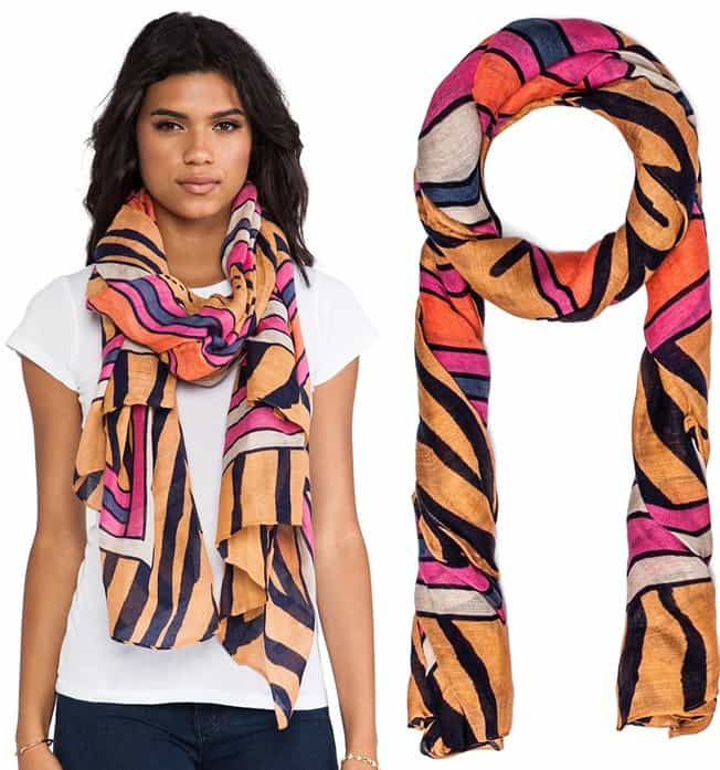 Theodora & Callum Mombasa Scarf in Navy