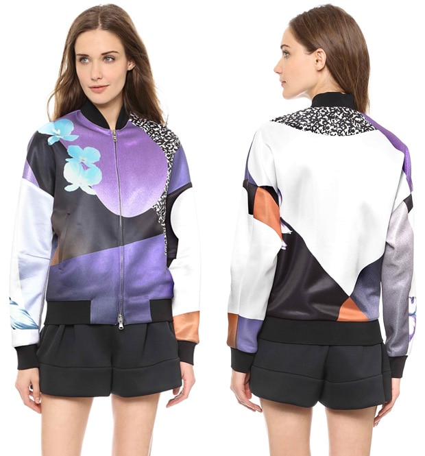 3 1 Phillip Lim Graffiti Floral Bomber