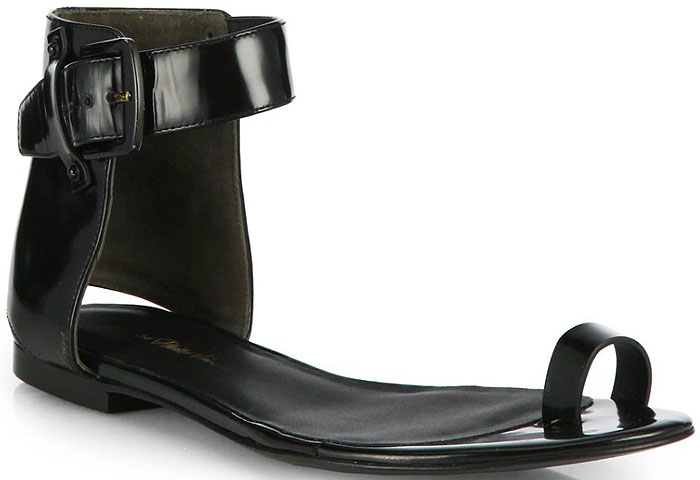 3 1 Phillip Lim Isabela Leather Toe Ring Sandal