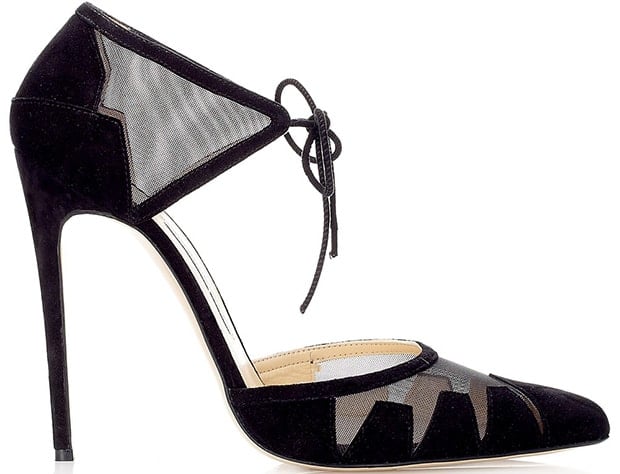 Bionda Castana Ankle-Tie Lana Pumps