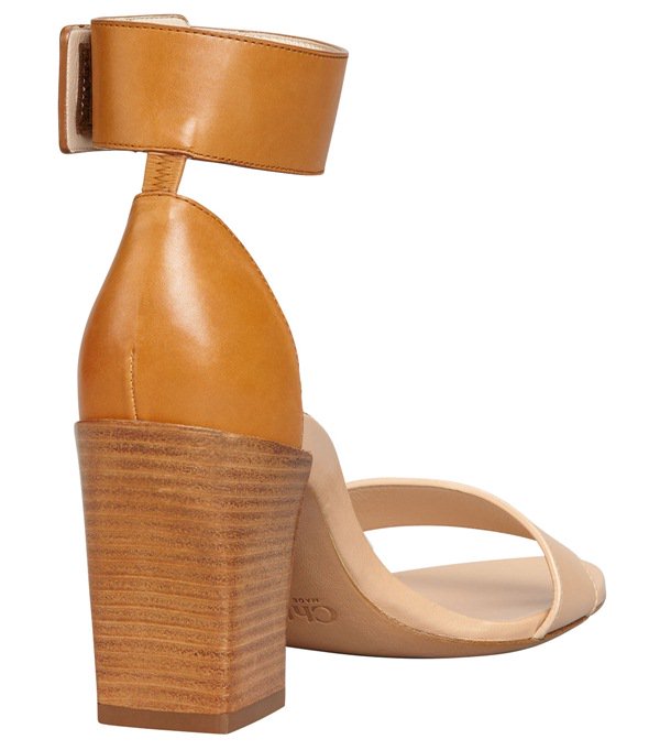 Chloe Stacked Heel Ankle Wrap Sandal3