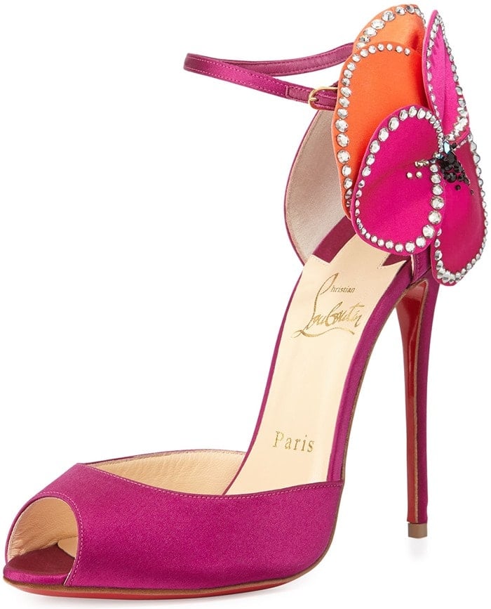 Christian Louboutin Pensamoi Satin Rose