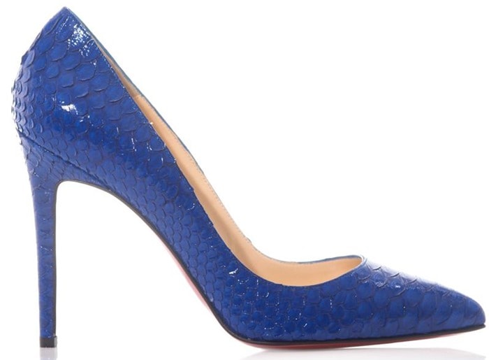 Christian Louboutin Pigalle 100mm python pump