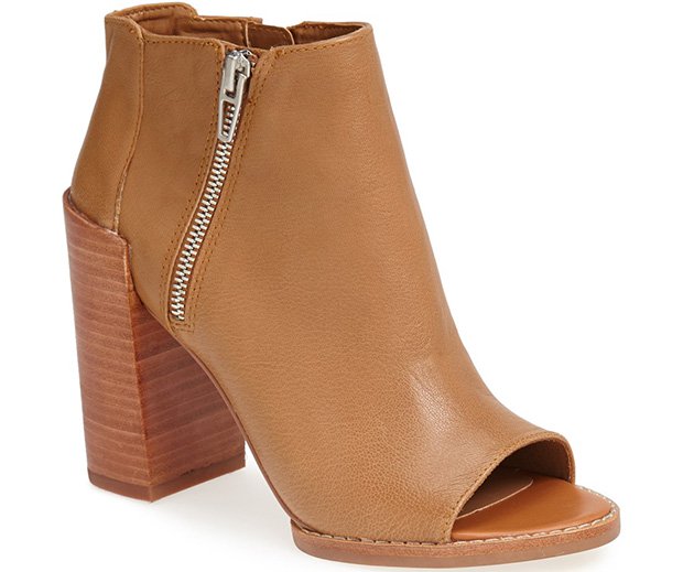 DV by Dolce Vita 'Mercy' Booties in Honey Leather