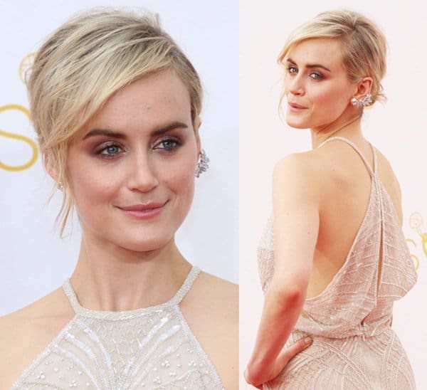 Taylor Schilling described her dress as having “non-color”