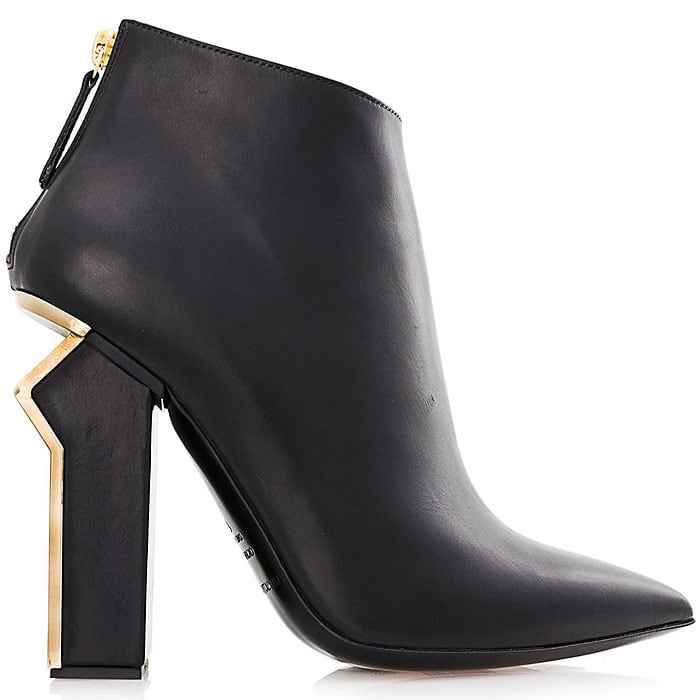 Gianmarco Lorenzi Fall 2014 "N.8" Sculpted-Heel Ankle Boots