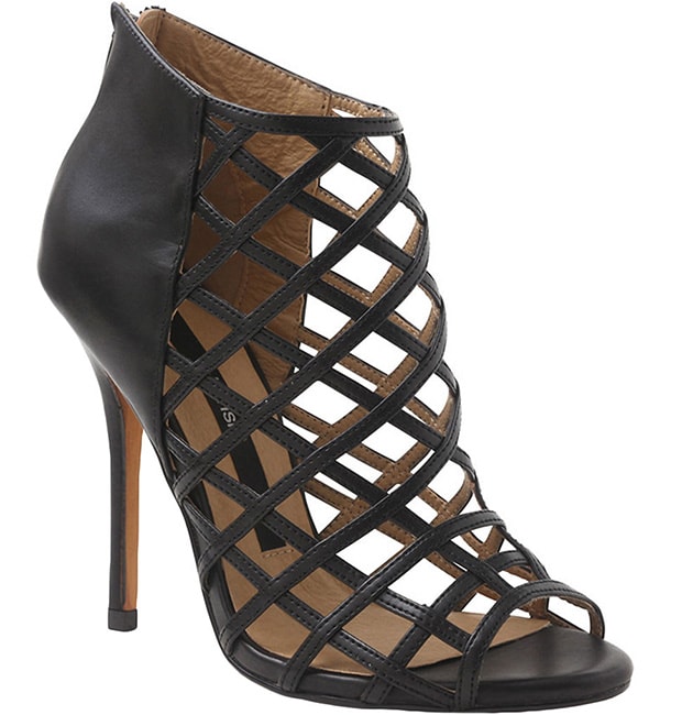 Kensie Biggie Caged Leather Dress Sandals