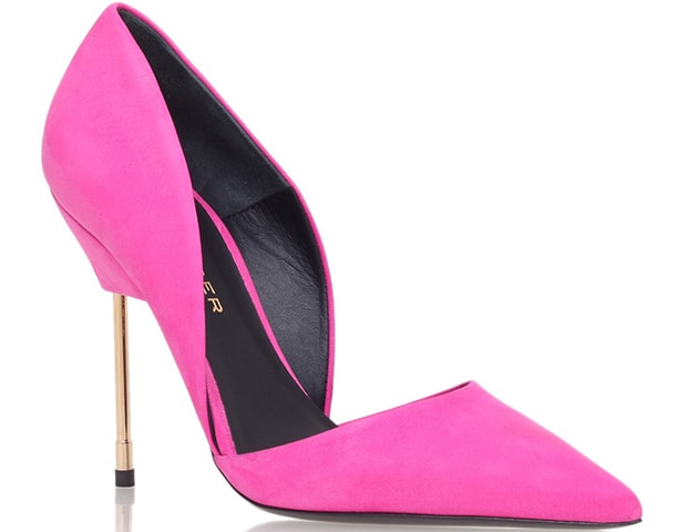 Kurt Geiger Bond Pumps in Pink Suede