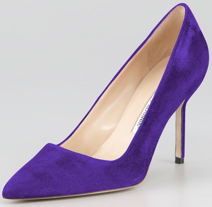 Manolo Blahnik BB Suede 90mm Pump