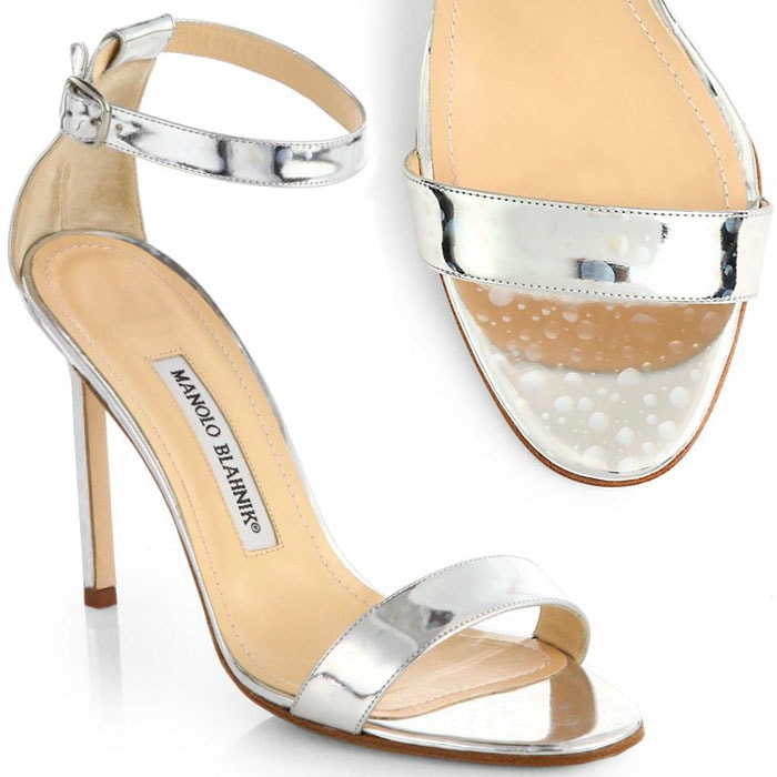 Manolo Blahnik Chaos Holo sandals