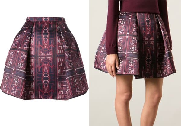 Mary Katrantzou Calculon Printed Full Skirt