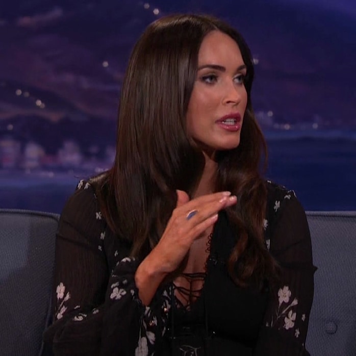 Megan Fox durante una aparición en el programa 'Conan' de TBS en junio de 2016's 'Conan' in June 2016