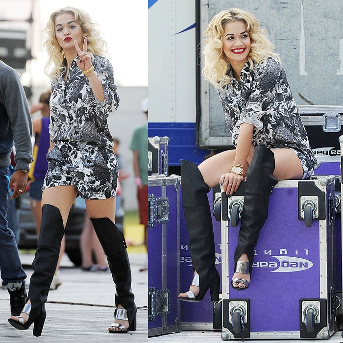 Rita Ora in 3 1 Phillip Lim Ora boots