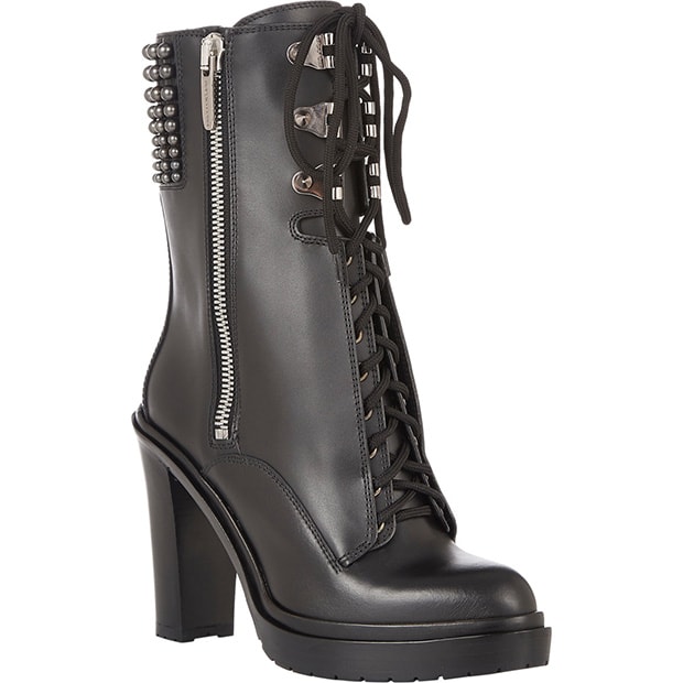 Sergio Rossi Rockstar Leather Booties