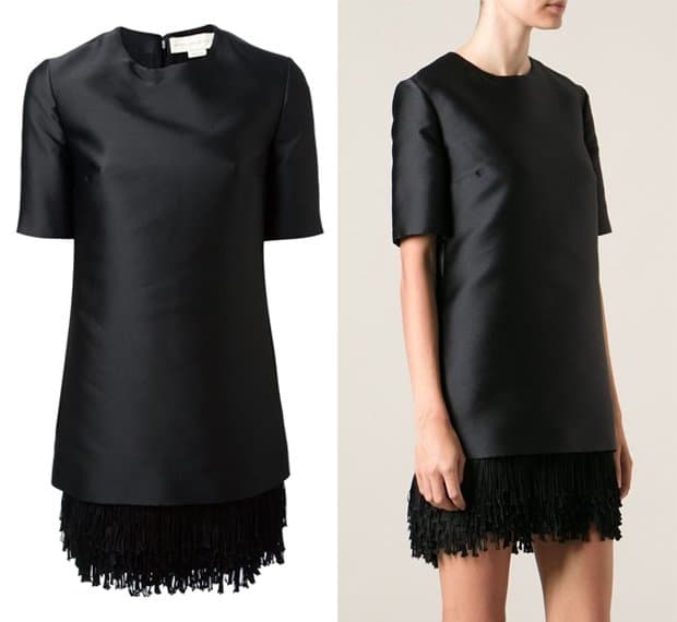 Stella McCartney Fringed Hem Shift Dress