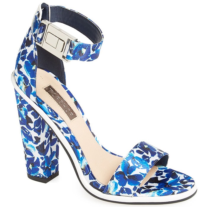 Topshop "Rosemary" Printed Sandals