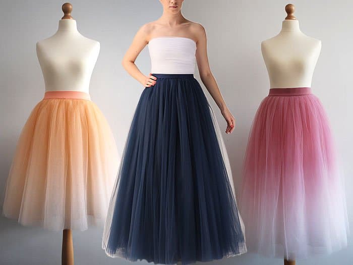 3 lovely tulle skirts