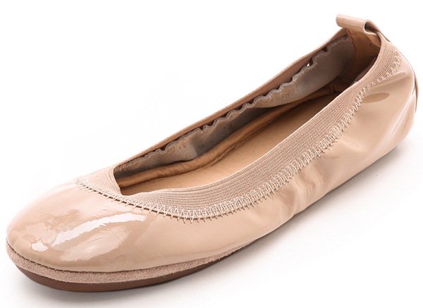 Yosi Samra Samara Patent Flats Blush