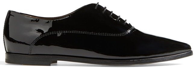 Attilio Giusti Leombruni Patent Pointy-Toe Oxford Shoes