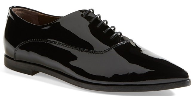 Attilio Giusti Leombruni Patent Pointy-Toe Oxford Shoes