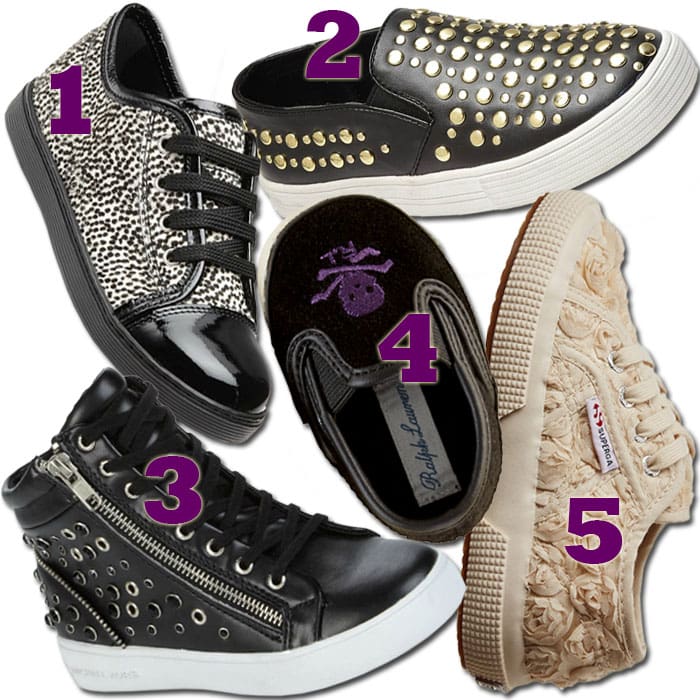 5 chic sneakers for girls