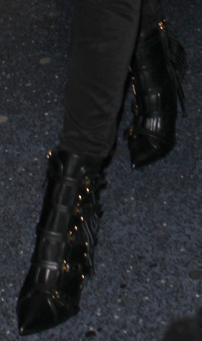 Heidi Klum in studded Giuseppe Zanotti boots