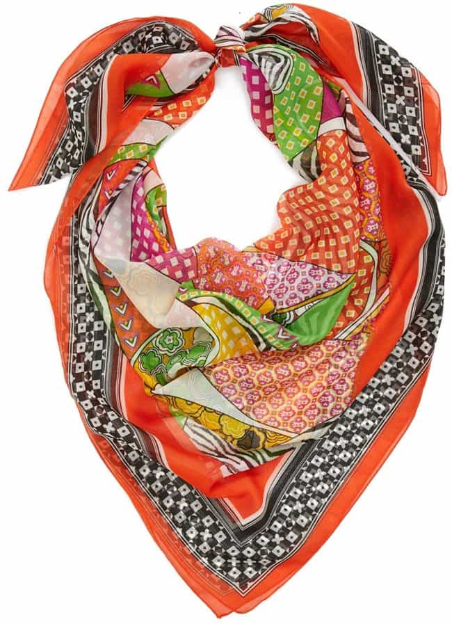 Nordstrom Animal Patchwork Scarf