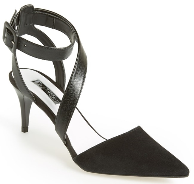 Topshop 'Jasmin' Suede Pumps