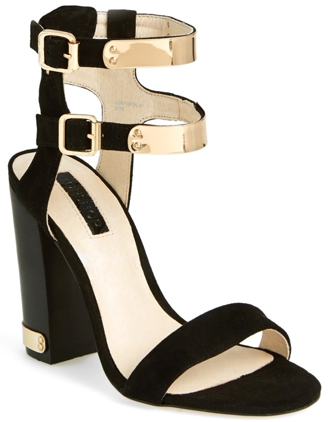 Topshop 'Rodeo' Double-Ankle-Strap Sandals