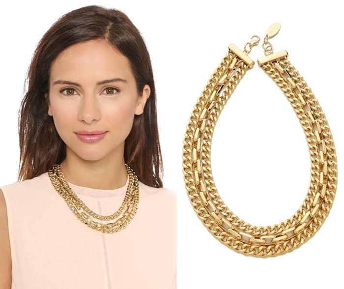 Adia Kibur Chain Layer Necklace