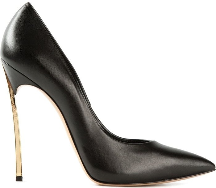 Casadei Black Pointed Toe Pumps