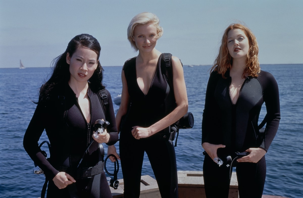 Drew Barrymore was paid $9 million to play Dylan Sanders, Cameron Diaz was paid $12 million to play Natalie Cook, and Lucy Liu was paid $1 million to play Alex Munday in the 2000 American action comedy film Charlie's Angels