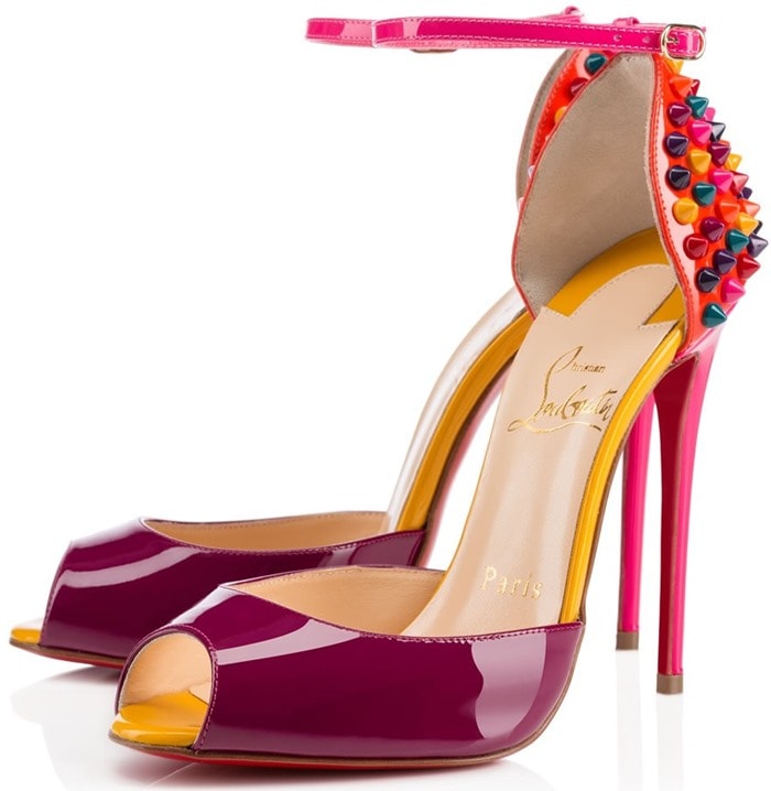 Christian Louboutin Purple Pina Spike