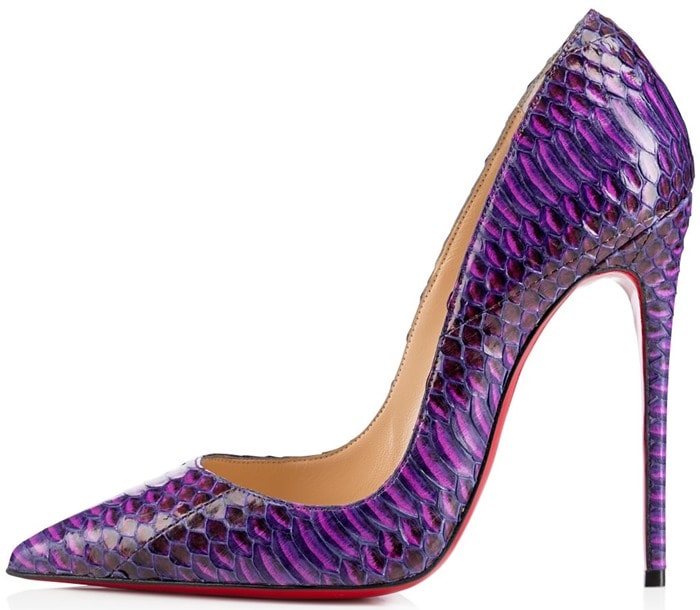 Christian Louboutin Purple So Kate Pumps