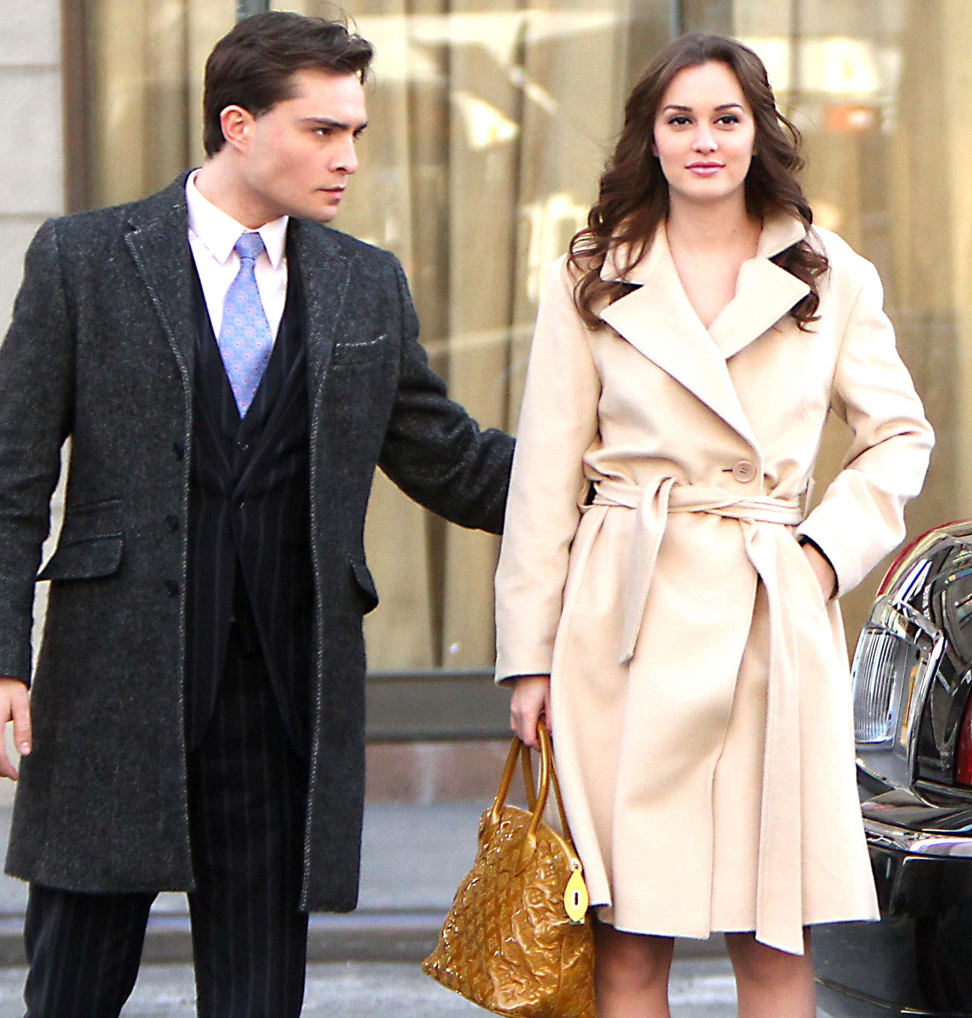 Ed Westwick says he fell in love with Leighton Meester