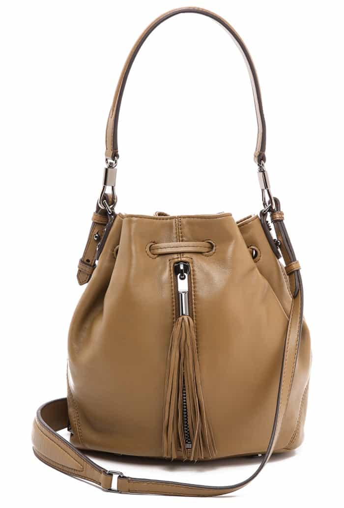 Elizabeth and James "Cynnie" Mini Bucket Bag in Cocoa