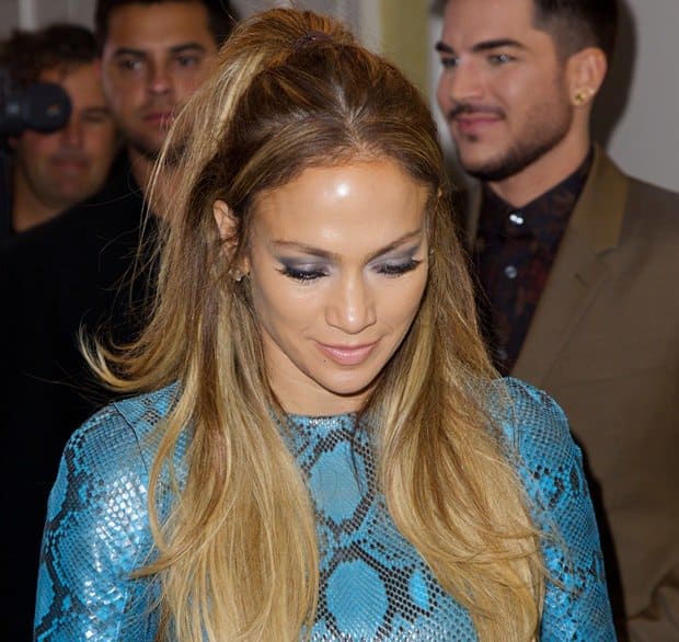 Jennifer Lopez pulled off this head-to-toe DSQUARED2 snakeskin ensemble with aplomb