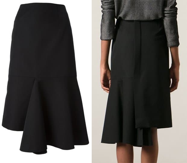 Marni Ruffled Asymmetric Skirt