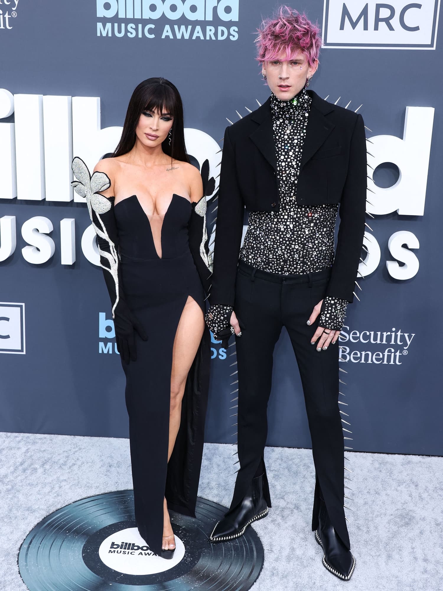 Megan Fox joined her boyfriend Machine Gun Kelly at the 2022 Billboard Music Awards at MGM Grand Garden Arena